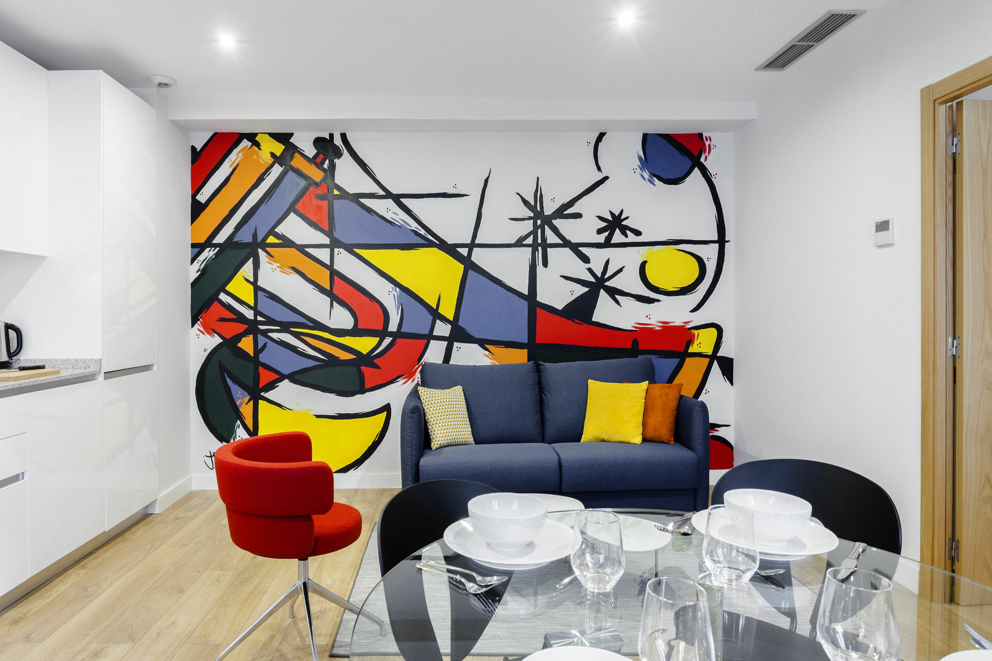 Home Art Apartments 马德里 外观 照片